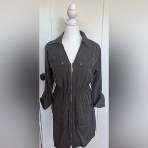Alfani Olive Green utility dress